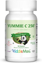 Maxi Health Vitamina C 250 mg Comprimidos Masticables con Zinc y Bioflavonoides, Sabor Cereza – 90 Comprimidos