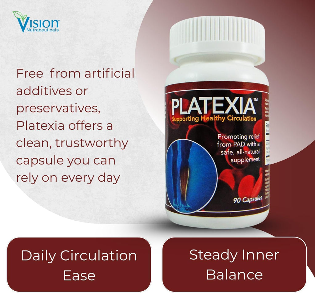 Vision Nutra Platexia con 3.000 FU Nattokinasa NSP-2 | 90 Cápsulas Veganas