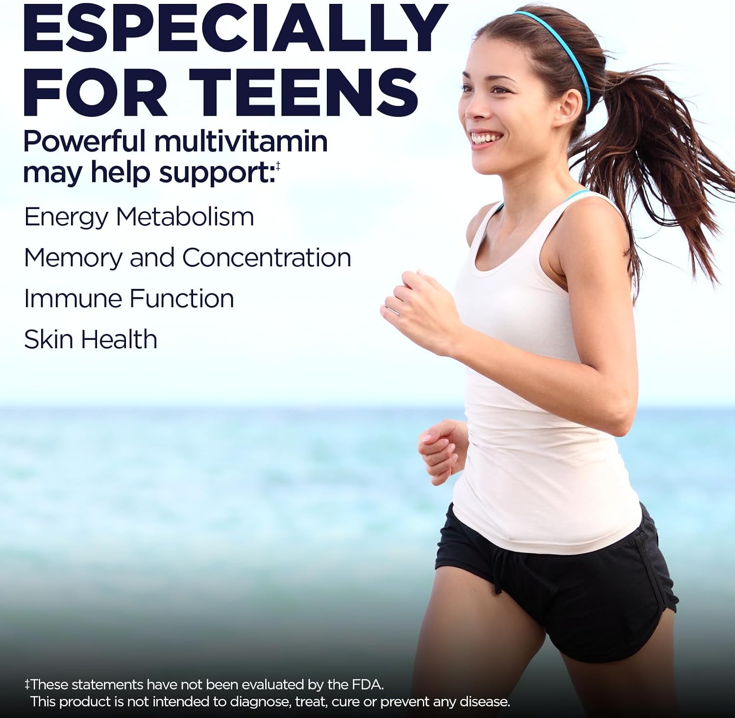 KAL Teens Multivitamínico Diario con Hierro - 60 Comprimidos