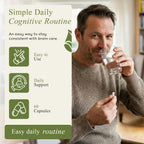 M.D. Blend Brain Support - Suplemento para la Memoria y el Enfoque, 30 Cápsulas