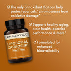 Dr. Mercola Liposomal Carnosine - 250 mg de L-Carnosina con Entrega Liposomal - 30 Cápsulas
