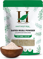 Polvo de Safed Musli Cultivado Silvestre 100% Natural - Chlorophytum Borivilianum 227 g - H&C
