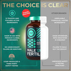 Suplemento de Fertilidad para Hombres - Maca, Ashwagandha, Zinc - Wild Fuel (120 Cápsulas)