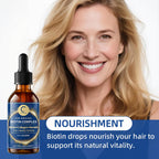 Liquid Biotin & Collagen Drops - 20000 µg de Biotina con Colágeno Líquido - 59 ml