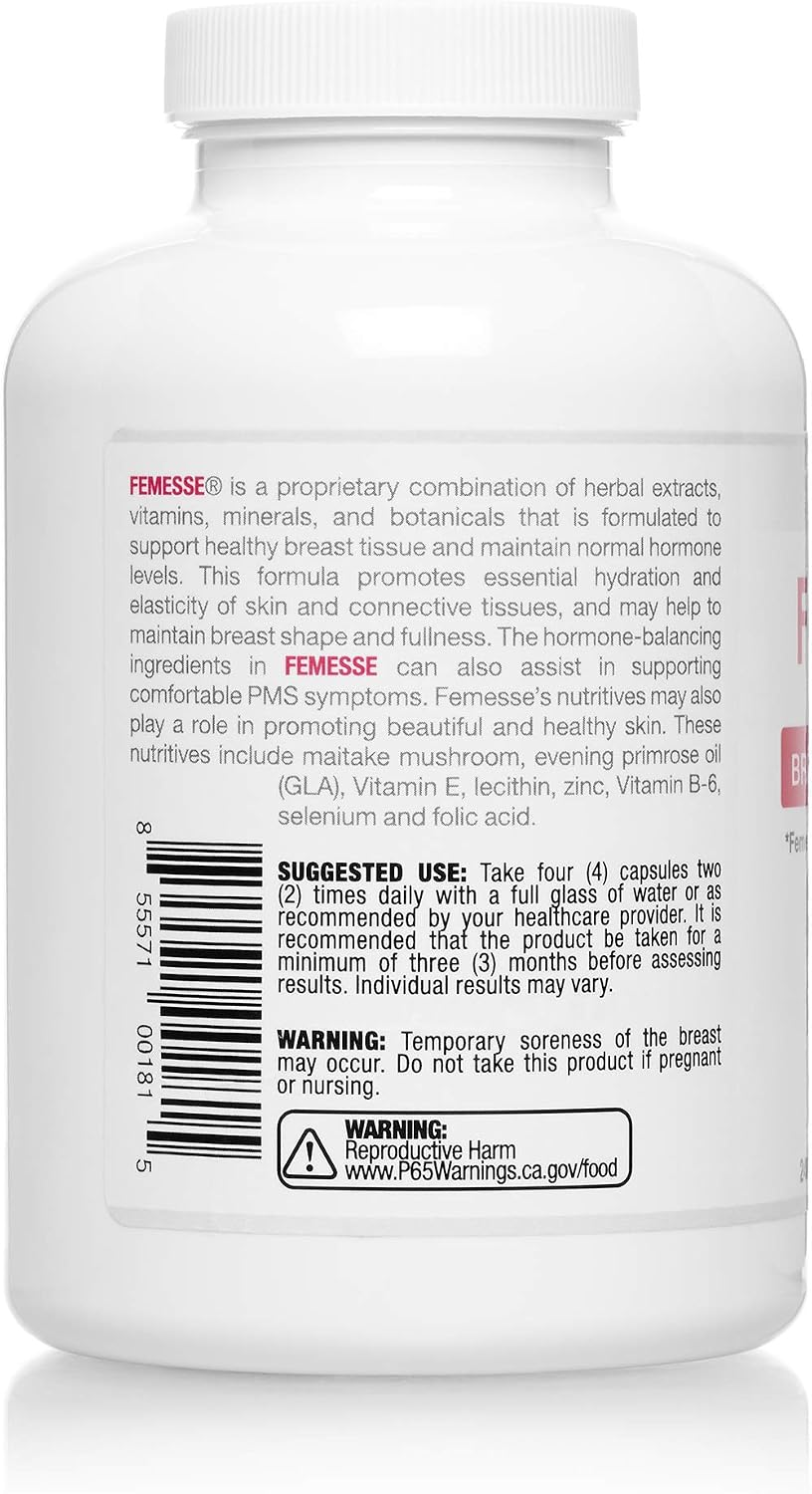 Arthur Andrew Medical Femesse – Apoyo Hormonal y Belleza, Vegano, Sin Gluten, 240 Cápsulas