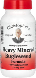 Dr. Christopher's Formulas Heavy Mineral Bugleweed Formula - 400 mg - 100 Caps