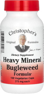 Dr. Christopher's Formulas Heavy Mineral Bugleweed Formula - 400 mg - 100 Caps