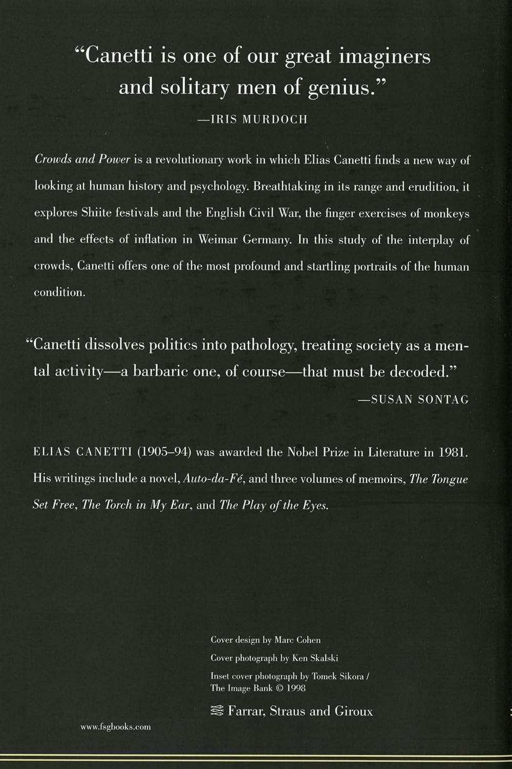 Masa y poder - Elias Canetti (Tapa blanda)