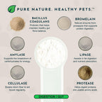 Animal Essentials Plant Enzyme & Probiotics - Probióticos y Enzimas Digestivas para Perros y Gatos - 99 g (3.5 oz)