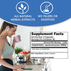 Fenugreek+ 1400mg Extra Strength - 60 Cápsulas de Fenogreco para Equilibrio Hormonal y Energía