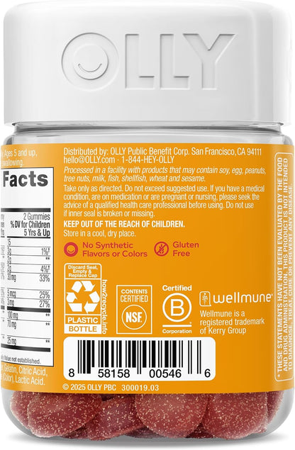 OLLY Kids Immunity Gummy - Apoyo Inmunitario – Niños de 5 años en adelante: tomar 2 gominolas al día. – Image 8