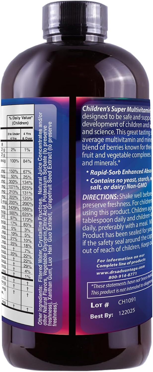 Drs Advantage - Liquid Children's Super MultiVitamins & Mineral 946 ml