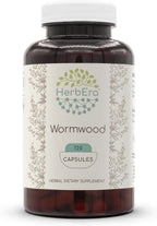 HerbEra Wormwood 120 Cápsulas, 400 mg de Ajenjo (Artemisia Absinthium)