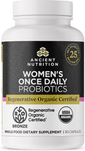 Ancient Nutrition Probióticos para Mujeres, 30 Cápsulas