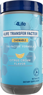 4Life Transfer Factor Chewable Immune Support Creamy Citrus, 90 Tablets