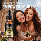 Enki Elixir Drops Fórmula Saludable – Gotas Líquidas Naturales Extra Fuerza (5 Paquete – Suministro para 5 Meses)