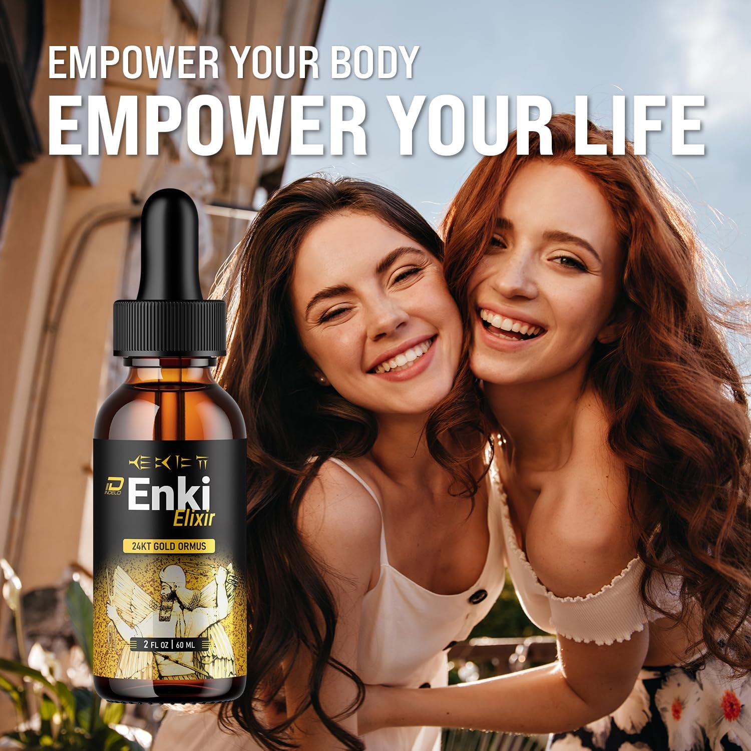 Enki Elixir Drops Fórmula Saludable – Gotas Líquidas Naturales Extra Fuerza (5 Paquete – Suministro para 5 Meses)