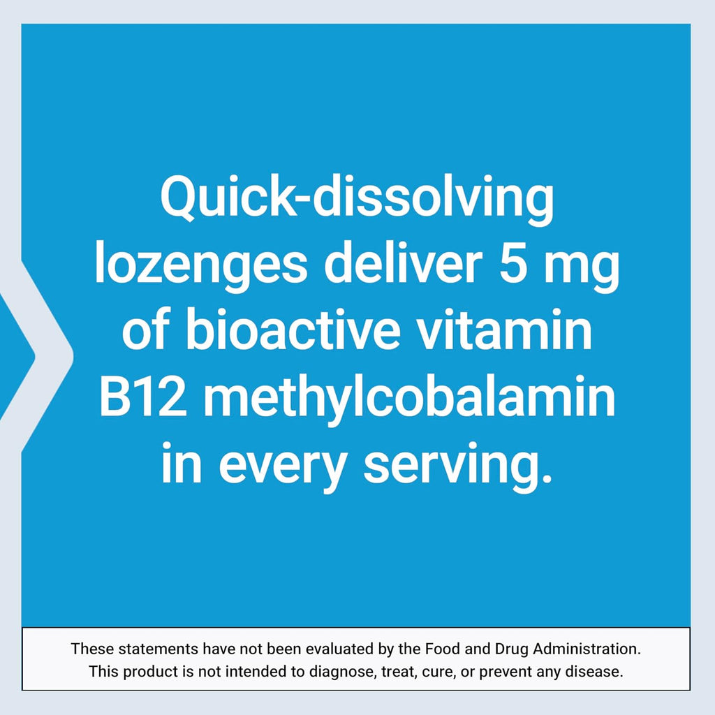 Life Extension Vitamina B12 Metilcobalamina 5 mg, 60 comprimidos sublinguales