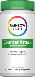 Rainbow Light Counter Attack – Defensa Inmunológica con Vitamina C y Zinc, 90 Comprimidos