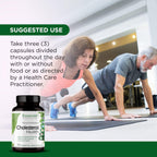 EMERALD LABS Cholesterol Health - Con CoQ10, Niacina sin rubor, RYR-VA y Ajo para el apoyo cardíaco y circulatorio - 90 Cápsulas Vegetales