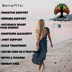 GET WAVY ORGANICS Irish Sea Moss Gel with Bladderwrack, Soursop & Cloves – Pack de 2