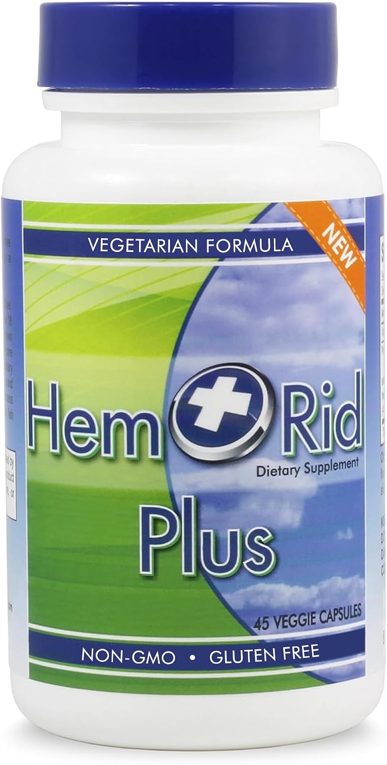 HemRid Plus Advanced Herbal Formula - 45 Vegan Capsules