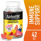 Airborne 750mg Vitamina C Gominolas para el Sistema Inmunitario, Surtido de Sabores, 126 Gominolas (Paquete de 3)