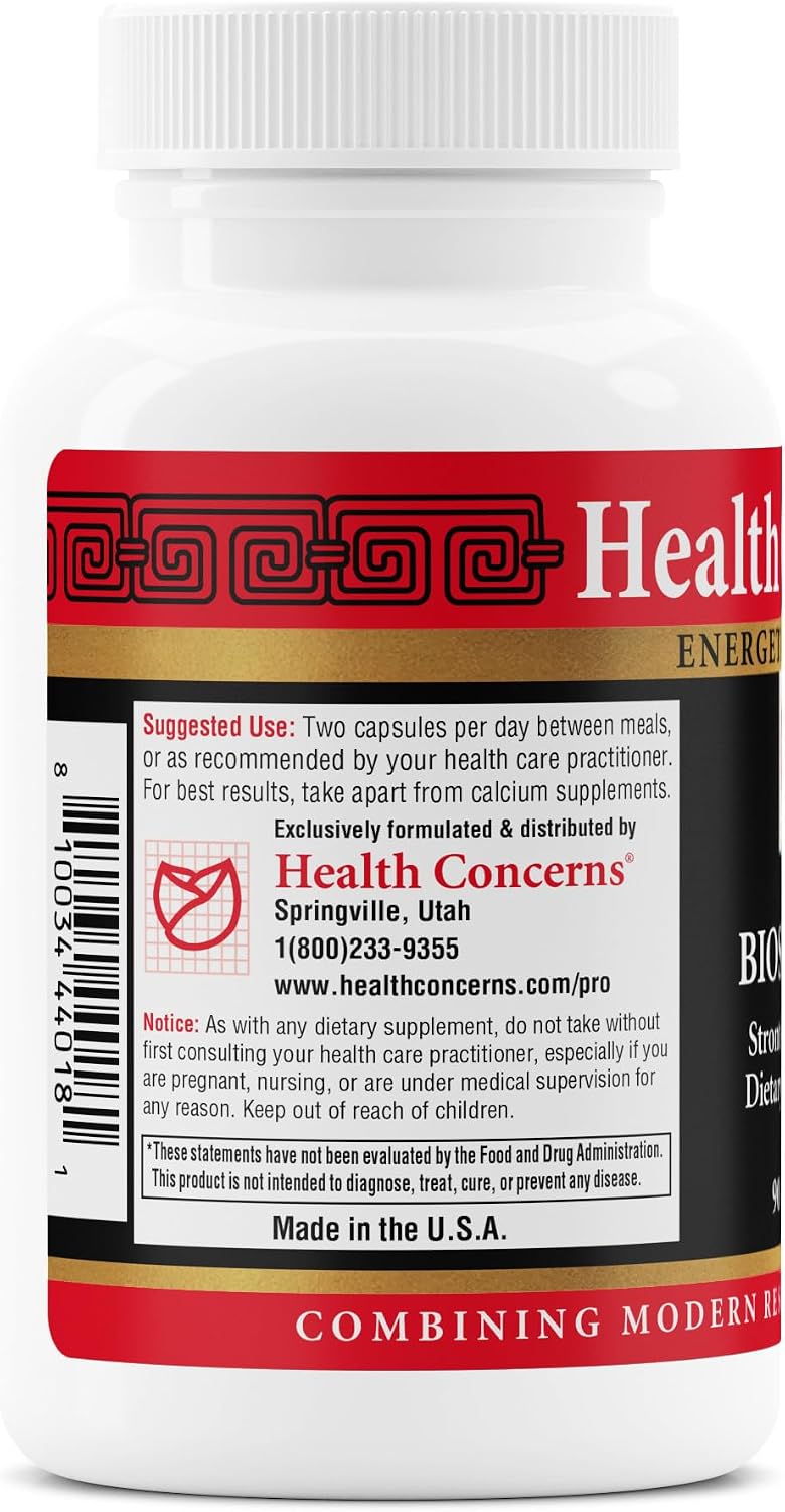 Health Concerns BioStrong – Estroncio y Hierbas Chinas para la Densidad Ósea – 90 Cápsulas
