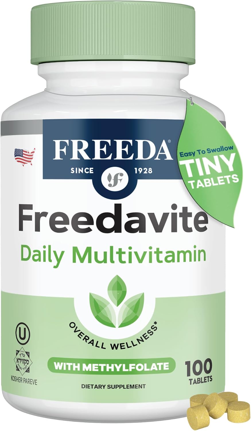 Freedavite Tiny Tablet - Multivitamin Moderate for Men & Women - 250 Tablets