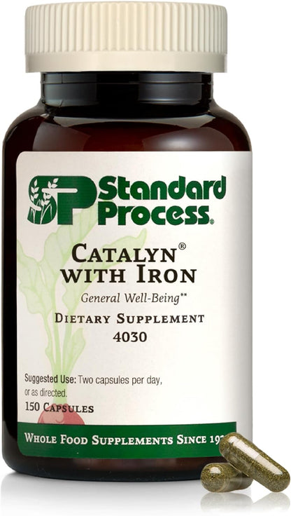 Standard Process Catalyn con Hierro - Apoyo al Metabolismo Energético - 150 Cápsulas – Image 1