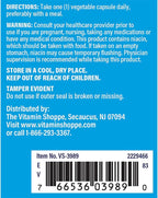The Vitamin Shoppe Niacina 500 mg con Apoyo del Colesterol - 100 Cápsulas Vegetales