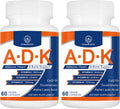 Suplemento ADK de Vitaminas A, D3 y K - Alta Potencia 20000 UI - 120 Cápsulas