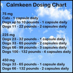 Calmkeen 225 mg Complemento Nutricional para Perros Medianos de 10 kg o Más (60 Cápsulas)