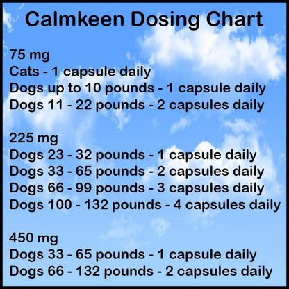 Calmkeen 225 mg Complemento Nutricional para Perros Medianos de 10 kg o Más (60 Cápsulas) – Image 3