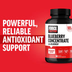 Force Factor Blueberry Concentrate - Suplemento Antioxidante con Arándano Azul, 90 Cápsulas Blandas