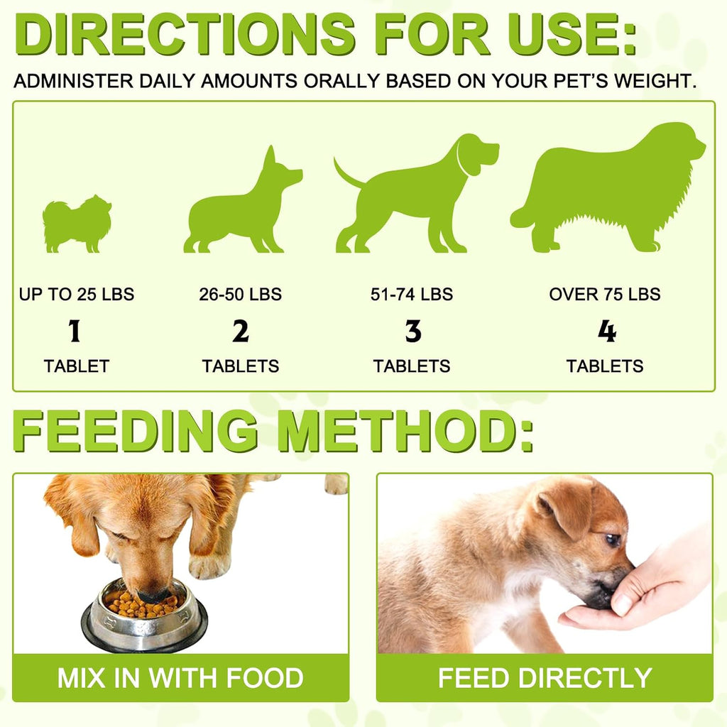 ALIVO Cardo Mariano para Perros con EPA y DHA - 180 Tabletas Masticables