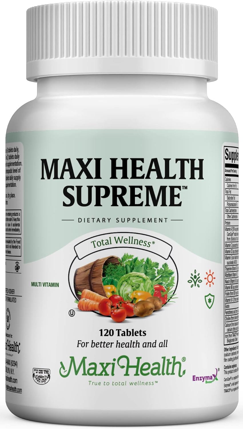 Supreme Multivitamínico de Alta Potencia con Minerales y CoQ10 - 180 Comprimidos