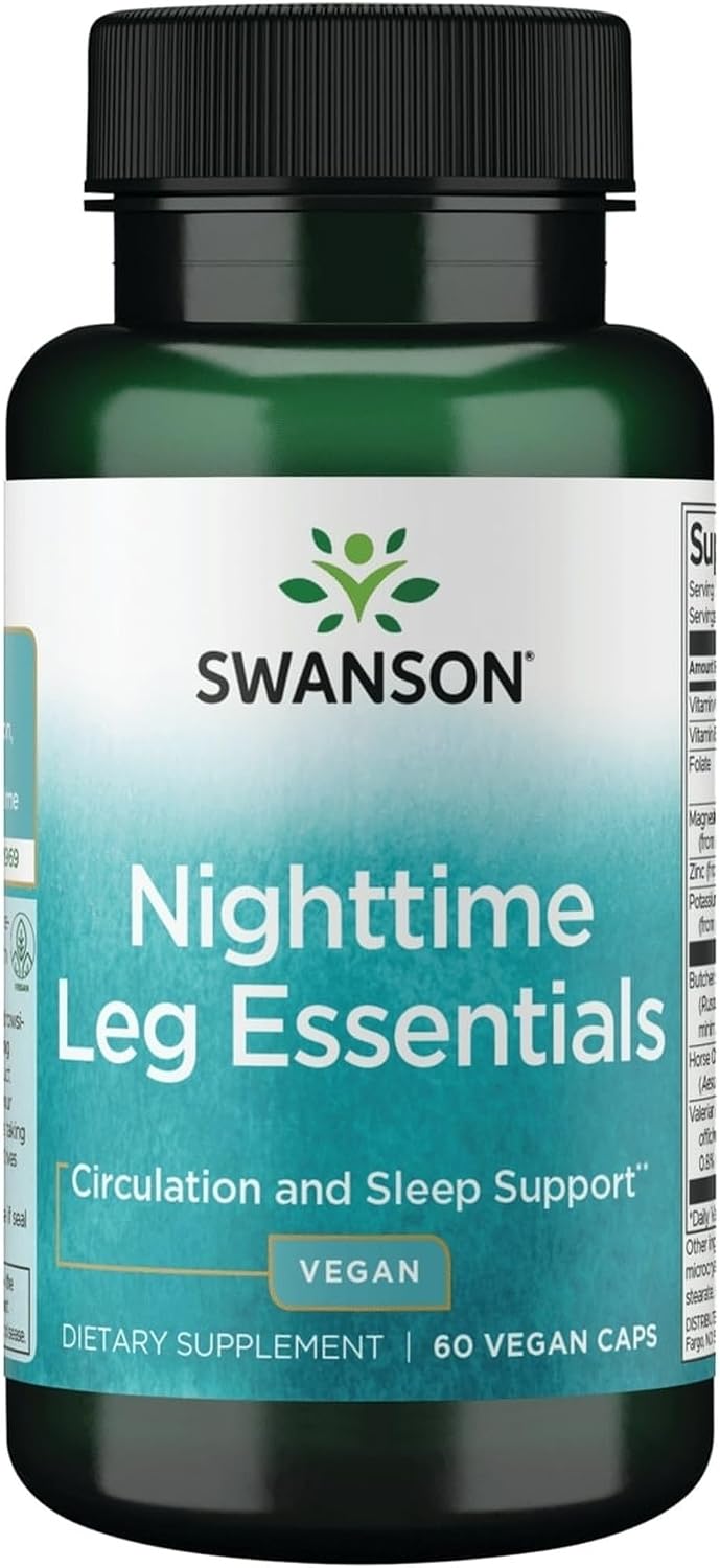 Swanson Nighttime Leg Essentials 60 Cápsulas Vegetales