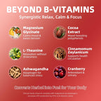 GREENPEOPLE Complejo B Metilado | Metilcobalamina + L-Metilfolato | Apoyo al Metabolismo Energético, Inmunidad y Cognición | 6 Vitaminas B con Magnesio, Ashwagandha y L-Teanina para Mujeres | Vegano, 60 ml