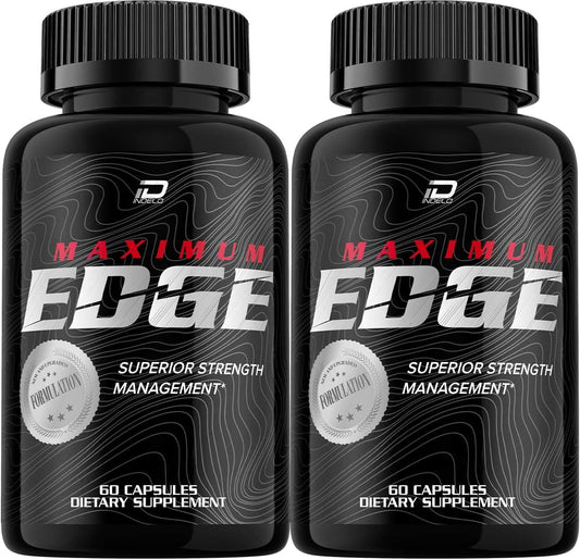 Maximum Edge for Men - Complejo Vitamínico - 120 Cápsulas (2 Paquetes)