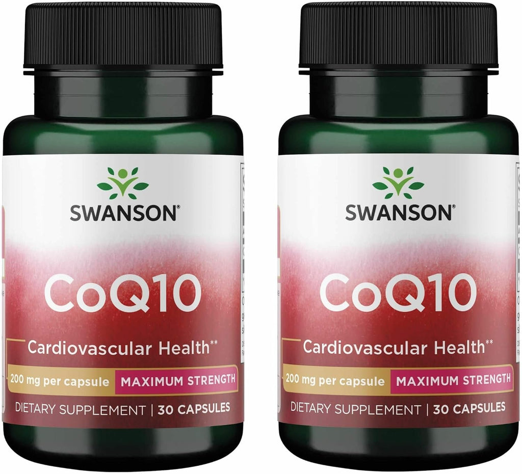 Swanson CoQ10 200 mg - 30 Cápsulas (Pack de 2)