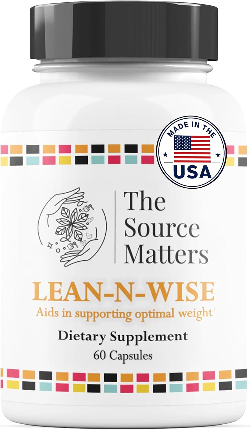 Lean-N-Wise Apoyo Digestivo y Energético con Café Verde, Hibisco, Hierba Luisa y Citrato de Magnesio | Fórmula Vegetal para el Bienestar Diario (60 Cápsulas)