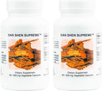 Supreme Nutrition Dan Shen Supreme, 90 Cápsulas Vegetales de Salvia Roja Pura (2 Paquetes)