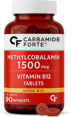 Carbamide Forte Vitamina B12 Metilcobalamina 1500 mcg - 90 Comprimidos