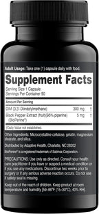 Nugenix Essentials DIM 305 mg con BioPerine – 90 Cápsulas