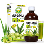 Basic Ayurveda Aloe Vera & Amla Herbal Mix Juice 480 ml
