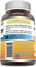 Amazing Formulas Vitamina D3 (Colecalciferol) | 5000 IU por Porción | 180 Cápsulas Blandas | No-GMO, Sin Gluten