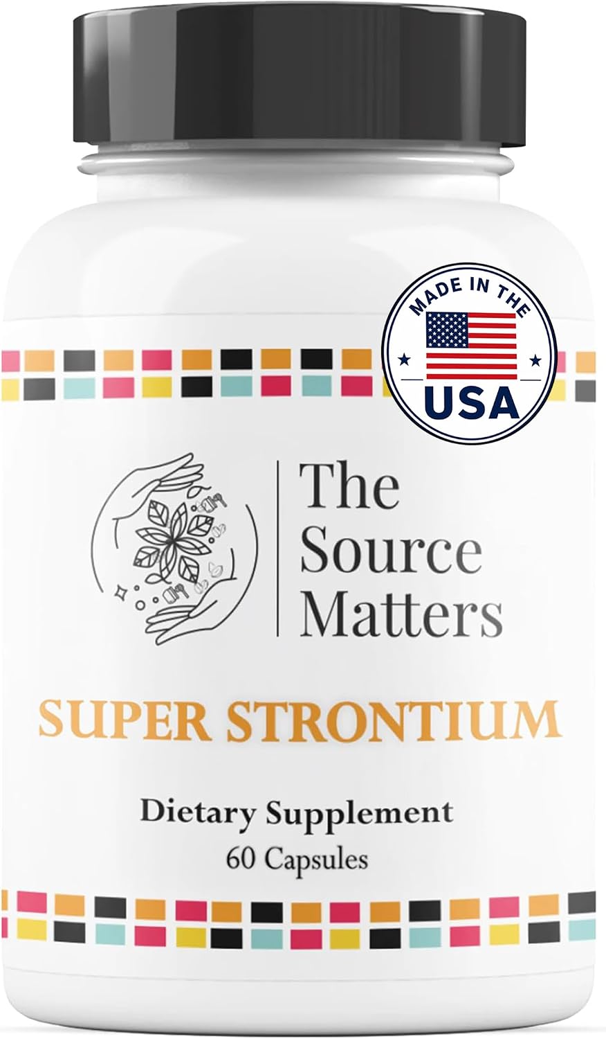 The Source Matters Super Strontium Boost, 60 Cápsulas