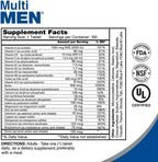 ALFA VITAMINS Multi Men Vitamins - Complejo Multivitamínico para Hombres con Vitaminas y Minerales Esenciales - 100 Comprimidos