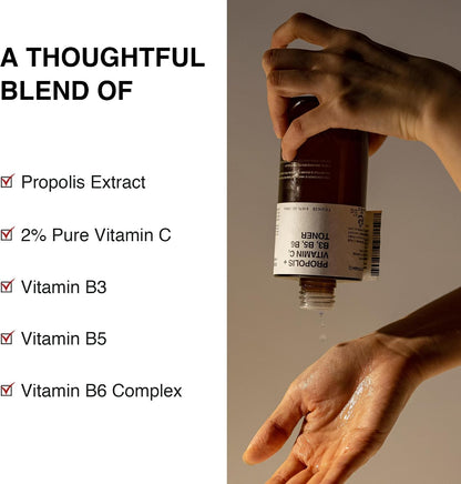 TOUN28 Tónico de Propolis con Vitaminas C, – Vitamina C (ácido ascórbico): Un potente antioxidante que ayuda a – Image 2